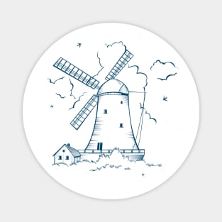 Dutch windmill Magnet